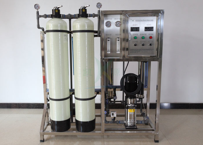 China Manual Control And FRP Tank  0.5TPH RO Water Treatment System Reverse Osmosis Filtration Plant Chemicals 500LPH on sale