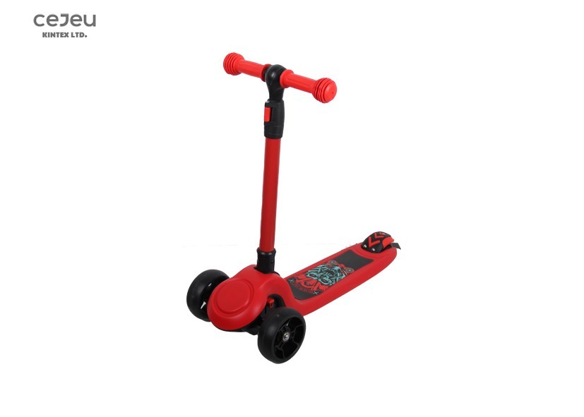China Red Kids 3 Wheel Kick Scooter Suitable For Birthday Gifts for sale