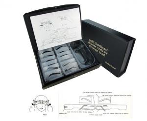 China Permanent Makeup Tattoo Accessories Practice Eyebrow Drawing Band Kit 12pcs wholesale