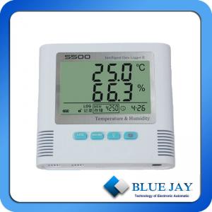 China LCD display shows temperature and humidity readings data logger with USB / RS232 / RS485 wholesale