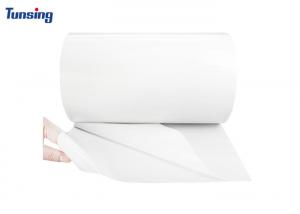 China Milky White Translucent PES Polyester Adhesive Film For Embroidery REACH on sale