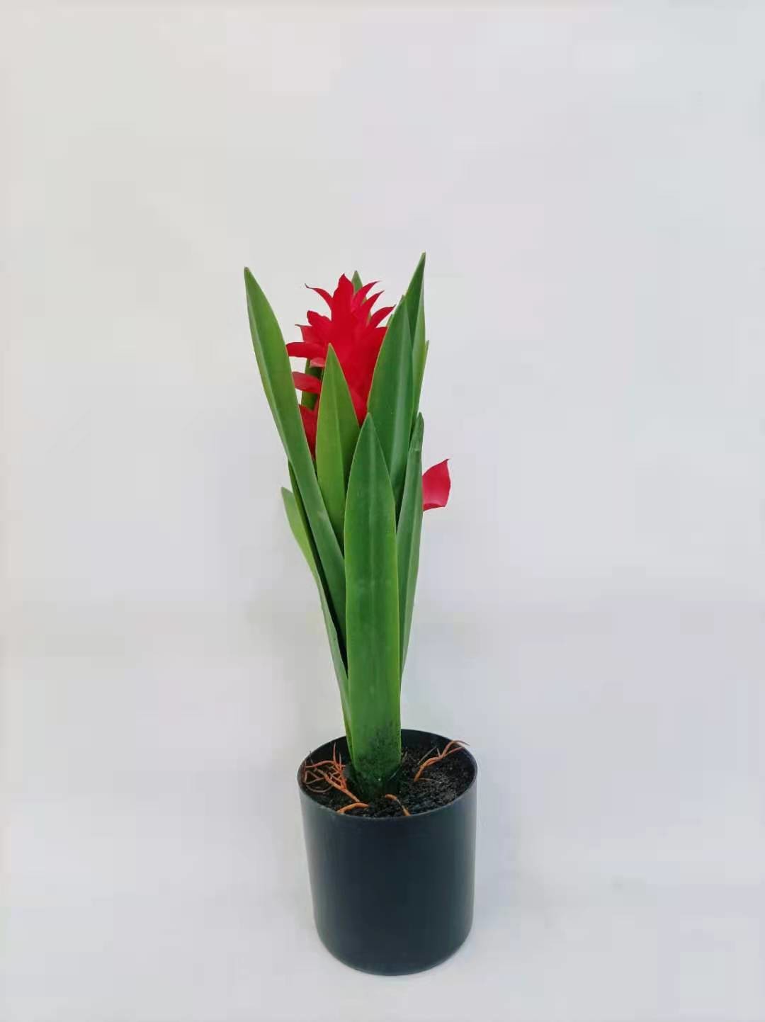 China 80cm Artificial Pineapple Plant Plastic Fruit Red Flowers Home Table Decoration wholesale