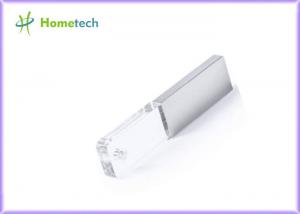 China Custom Crystal Heart USB Flash Drive 2D 3D Logo Engraving For Company / Buisness Gift wholesale