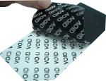 China Panton Color Self Adhesive Labels Printing Material 80gsm Glassine Liner on sale