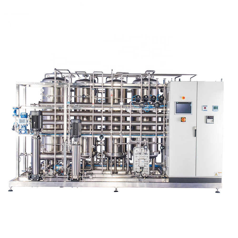 Reverse Osmosis Pure Water Treatment System 4000L/H Pharmaceutical