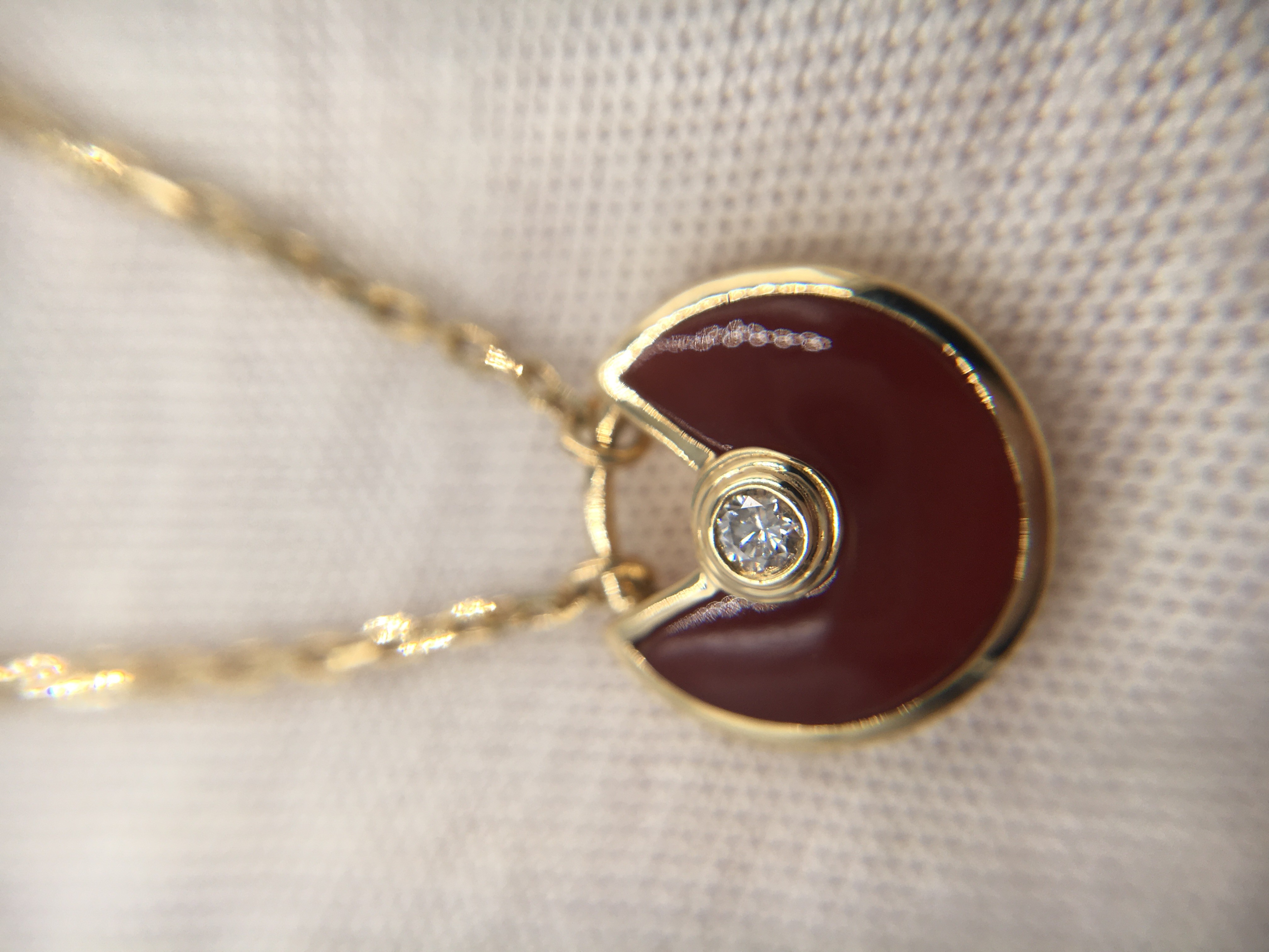 China Xs Model Pink Gold Cartier Amulette De Cartier Necklace For Wedding wholesale