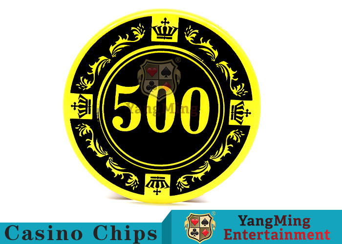 China 12g Colorful Casino Quality Poker Chips With Crown Screen Convenient To Carry wholesale
