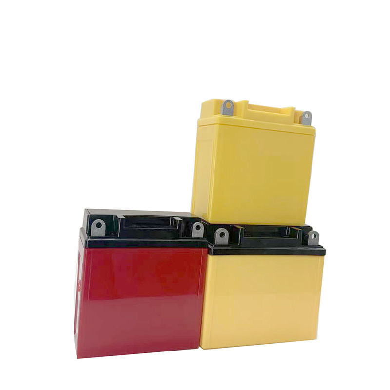 China Customize Multiple Colors Dry Cell Motorcycle Battery 12v Motorbike Battery wholesale