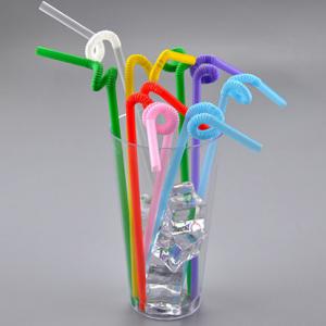 China Plastic PP Flexible straw drinking Straws for milk juce drinking straw wholesale