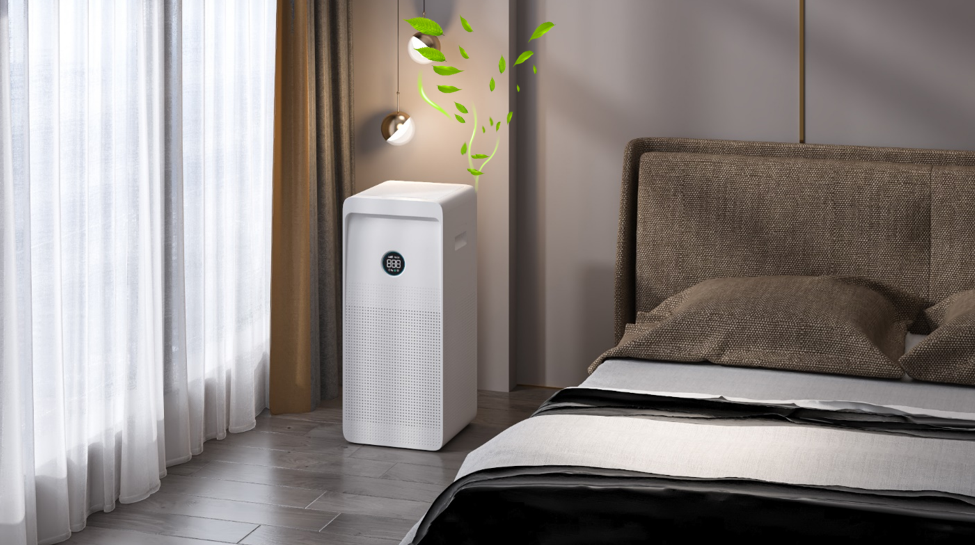 EPI602 Purifier True HEPA Air Cleaner For Allergies Pollen Pets Odors Smoke And Dust