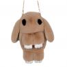 Light Brown Slung Plush Rabbit Backpack Rex Rabbit Bunny Plush Bag for sale