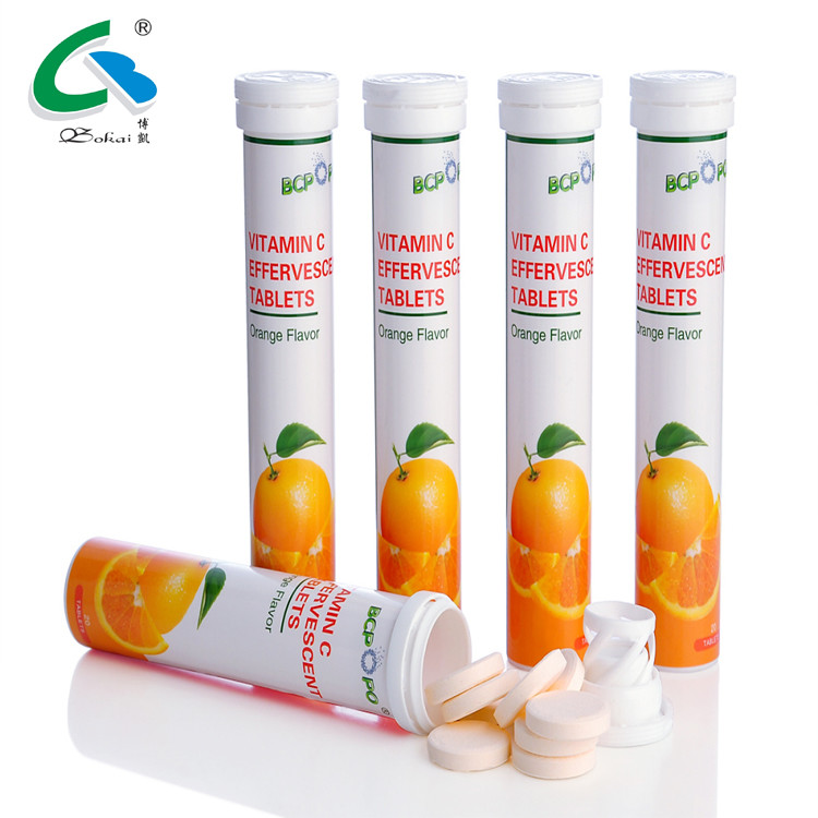 China GMP Certified OEM Vitamin C Effervescent Tablets 1000mg With Best Price wholesale