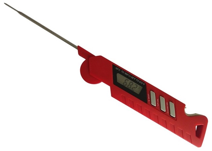 China Super Fast Reading BBQ Meat Thermometer Waterproof IP67 With Inside Magnet wholesale