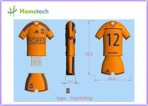 China Personalized Customized USB Flash Drive TIGRES football team poolo shirt Cartoon USB memory wholesale