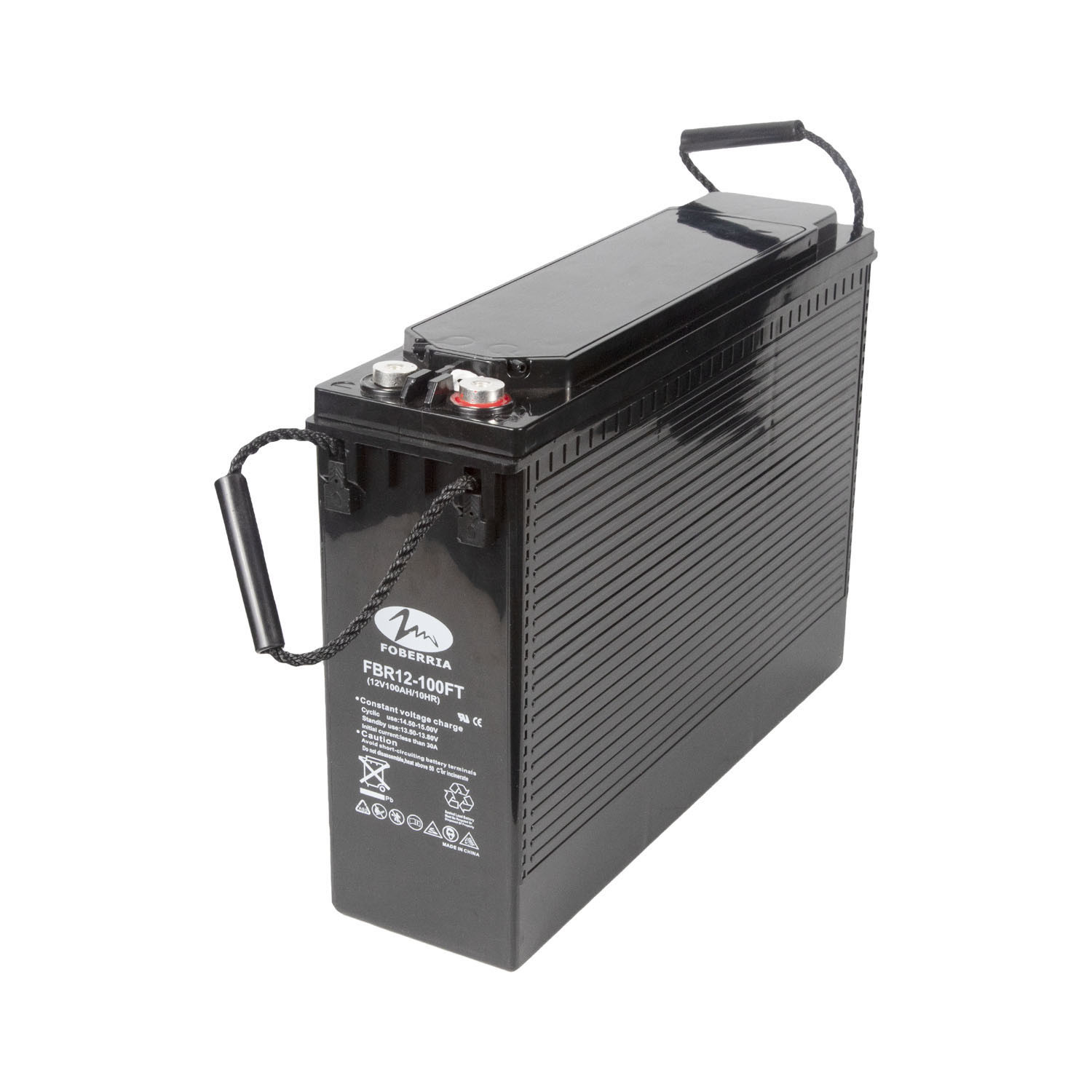 China 224mm Sealed Front Terminal Agm Battery 12v 100ah Deep Cycle Battery wholesale