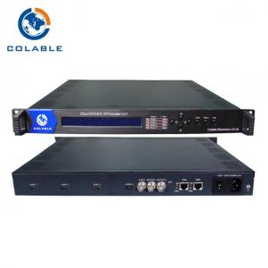 China HD SDI To ASI Encoder , 4 Channel MPEG - 4 AVC H 264 SDI To UDP Encoder COL5100D wholesale