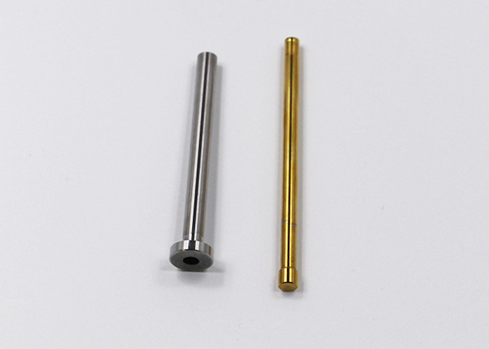 Quality Steel Screw Precision HSS Punches Pins , OEM ODM Plum Custom Hole Punch HRC62-68 for sale
