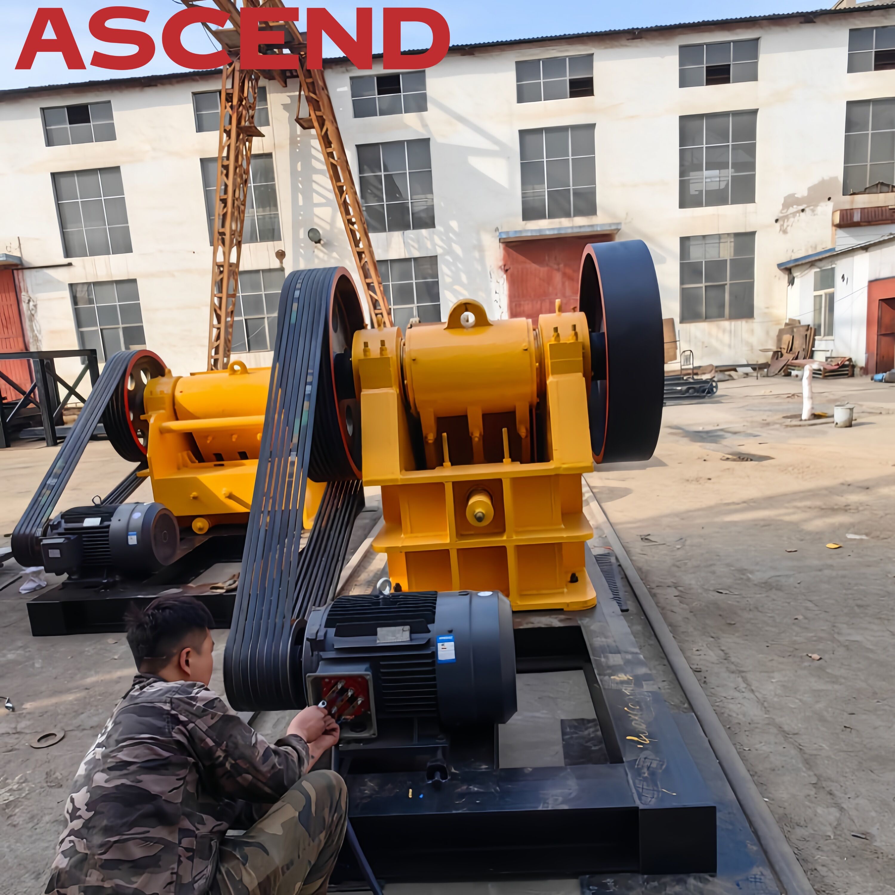 Quality 150tph Capacity Coal Marble Conveyor Belt Jaw Crusher Large Scale Mining Machinery for sale