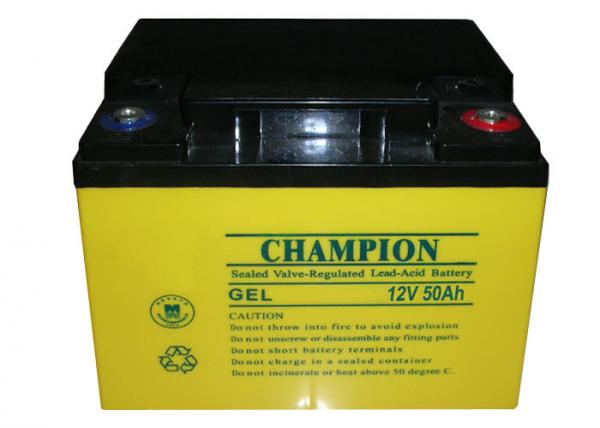 Quality China Champion Battery  12V50AH NP50-12-G Sealed Lead Acid GEL Battery, Solar Battery, Deep Cycle Battery for sale