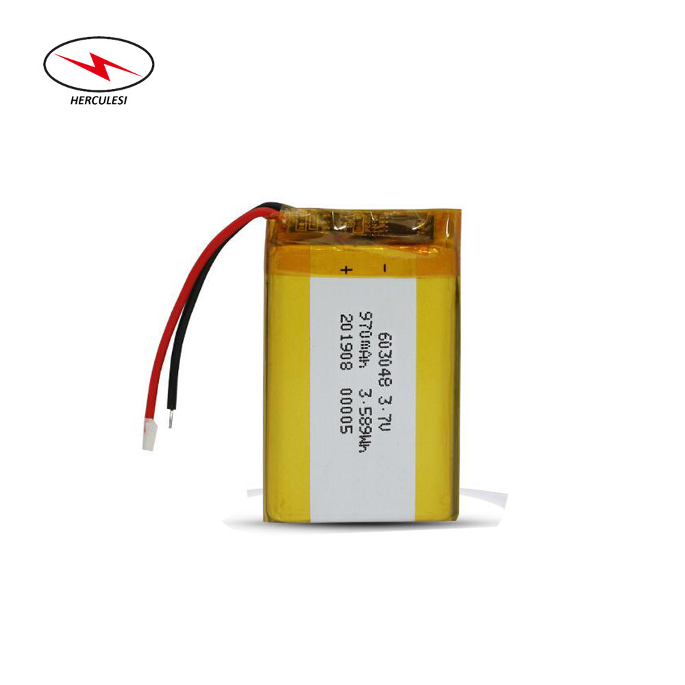 China HLP603048 3.515Wh 3.7V 950mAh Lipo Pouch Cell 500 Cycle wholesale