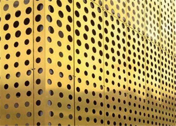 Quality 1mm Thickness Circle Hole Perforated Copper Plate 1m Length for sale