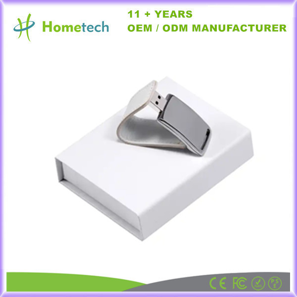 Buy cheap Bulk Promotional Leather USB Flash Disk Drive 4GB 8GB 62mm*27*12mm from wholesalers