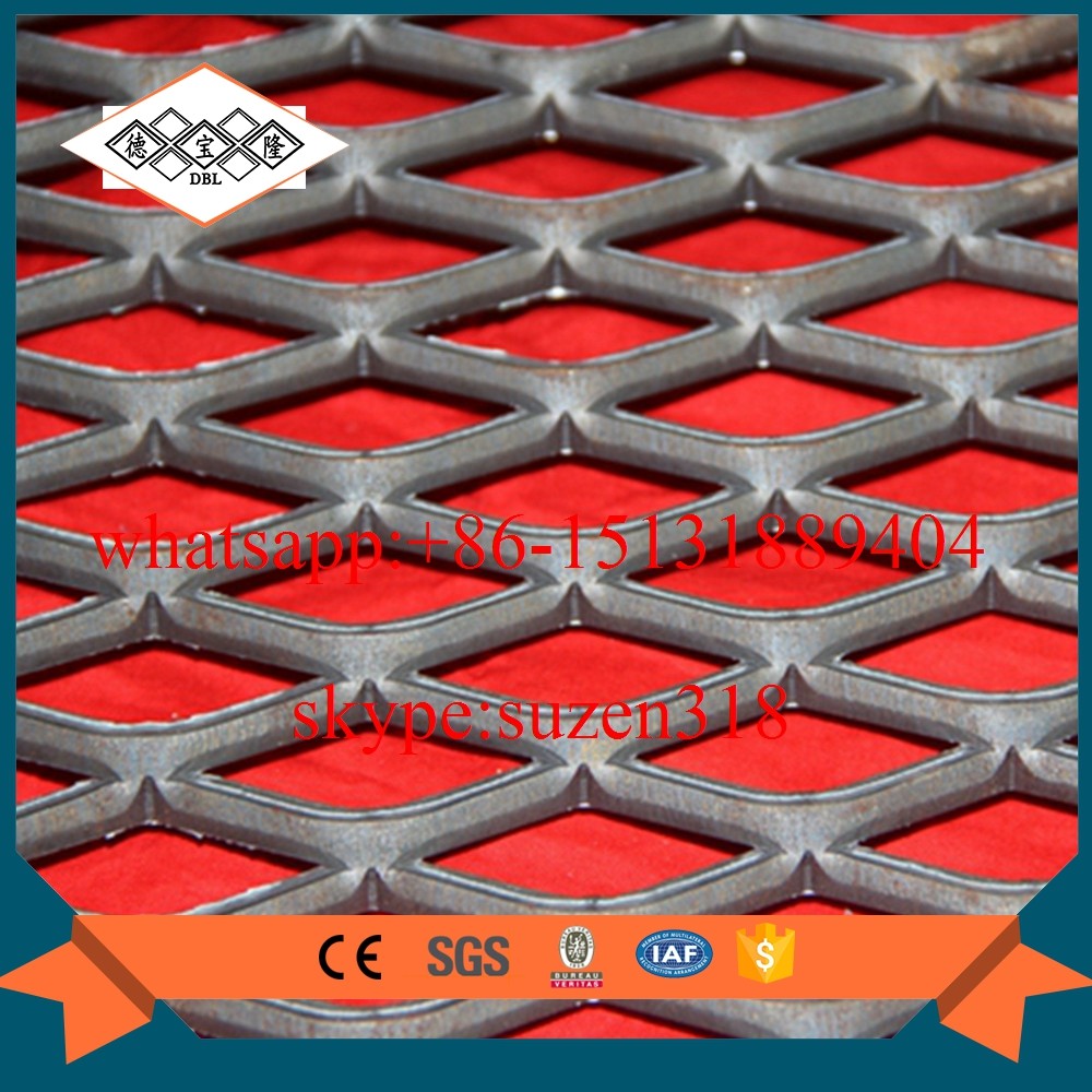 China expanded metal catwalk wire mesh /  galvanized expanded metal shelving wholesale