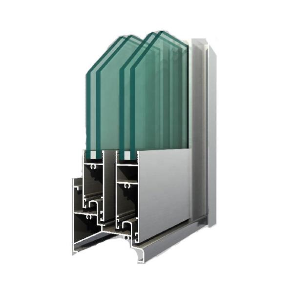 Quality OEM Aluminum Window Profiles Mullion Equal / Unequal Bead Aluminium Extrusion Profiles for sale