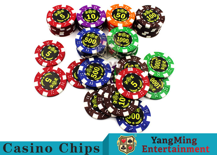 China Good Printing Non - Faded Casino Royale Poker Chips With Special ABS Material wholesale