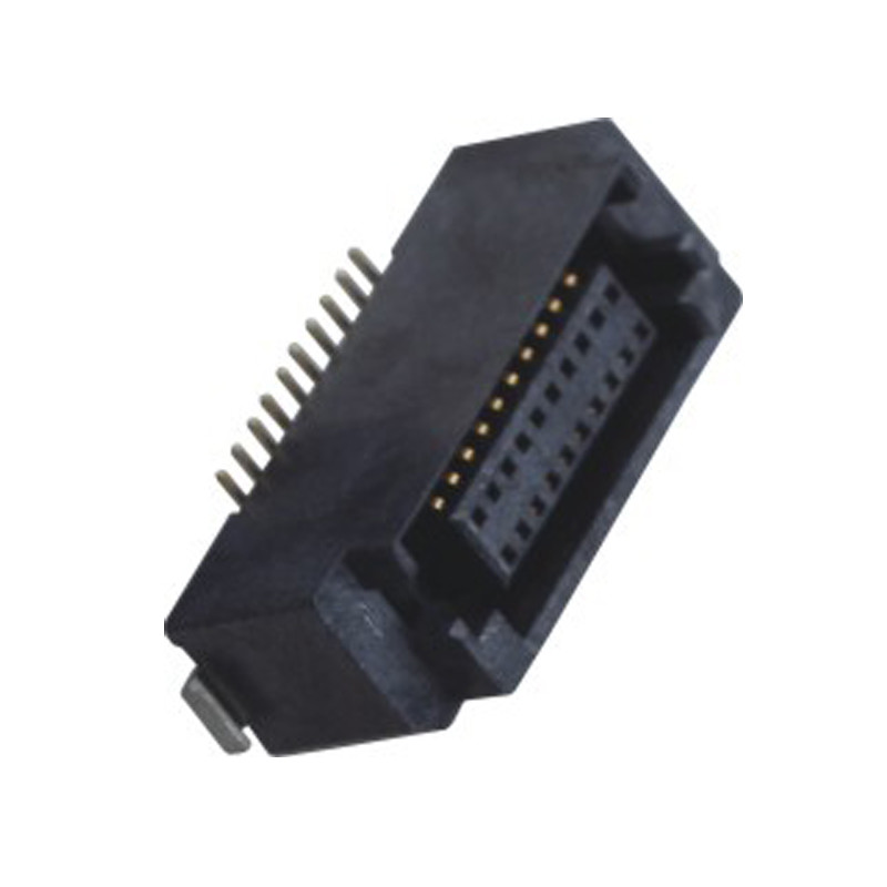 China 0.8 mm pitch connector board to board smt connector contact plating right angle pcb connector on sale