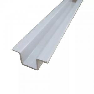 China White Color Aluminium Extruded Profiles For Kitchen Cabinet Door U Corner wholesale