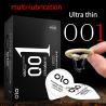 Transparent 0.01 Ultra Thin Condoms Ice Hot Feeling Latex Condom for sale
