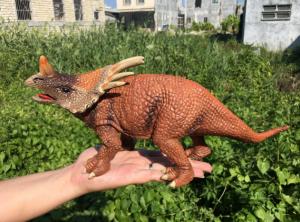 China L30*W10*H14 Walking Triceratops Toy / Plastic Triceratops Dinosaur Toy wholesale