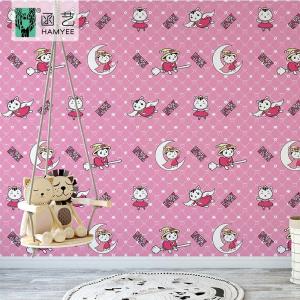 China Moisture Proof 3D Wallpaper Roll 0.08mm 0.09mm Self Adhesive Wall Paper Roll wholesale