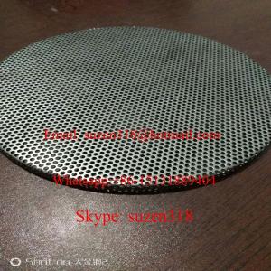 China micro hole perforated mesh screen for speaker mesh / round hole speaker mesh wholesale