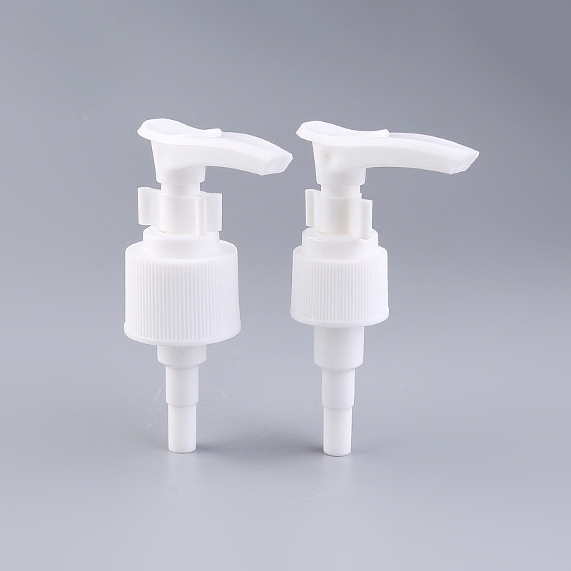 China white color smooth left right opening cosmetic lotion pump sprayer head wholesale