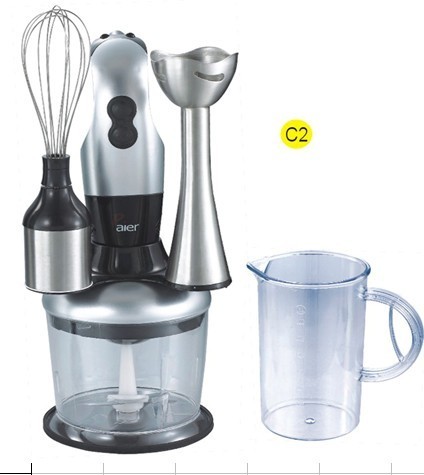 China 3 in 1 Kitchen Aid, 2 Speed 200W Powerful Stainless Steel Hand Blender, Stand Mixer with Stainless Steel Blade wholesale