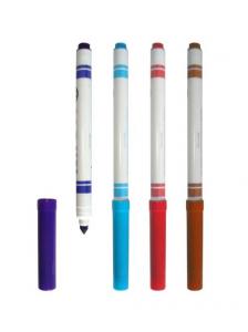 China Promotional Colored Washable Ink Fabric Medium Textile felt tip marker pen wholesale