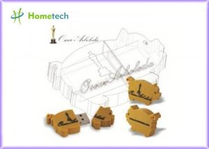 China Innovative Design Custom 256MB-128GB Cute PVC Material yellow pig USB Flash Drive wholesale