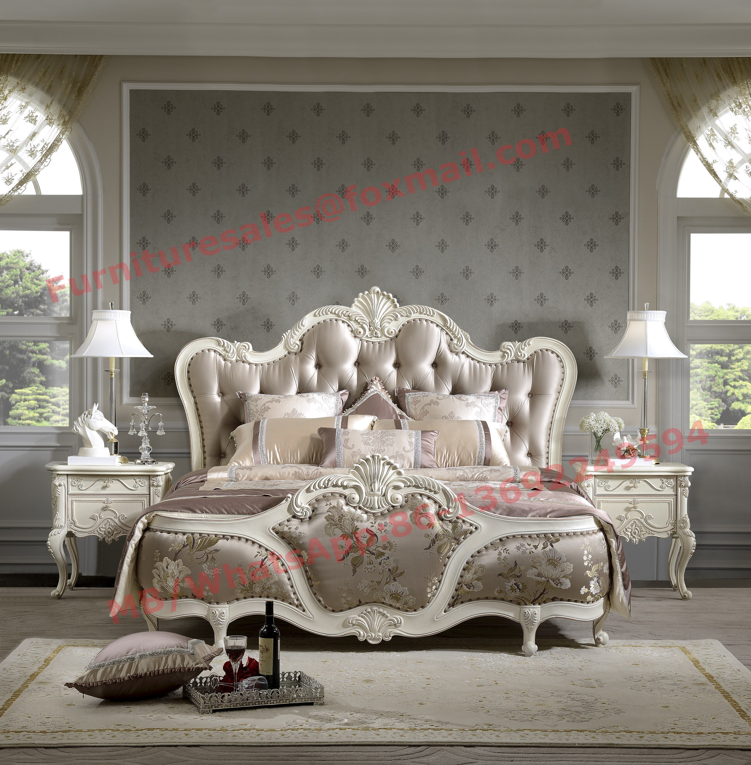 China Family use from China Factory Outlets Decoration Bedrooms Furniture set in Cheap Price wholesale