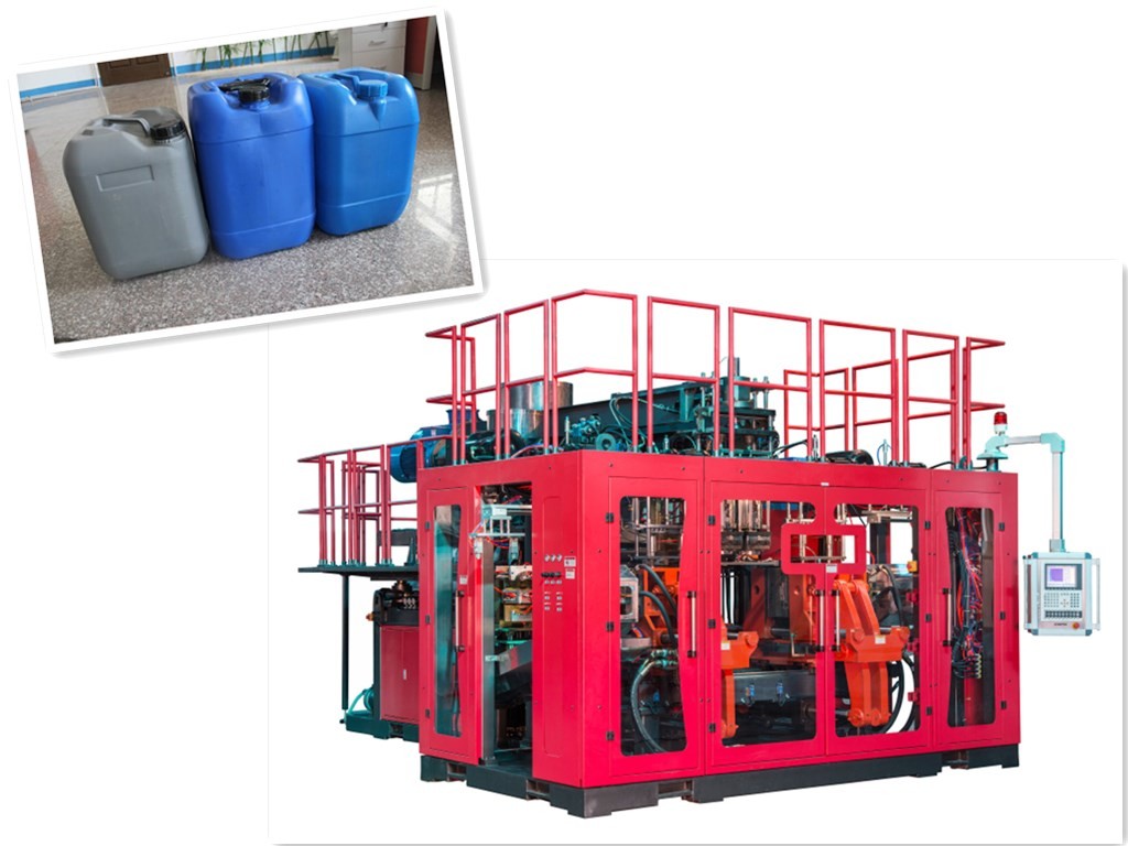 China three Layer chemical bottle Fully Automatic Blow Moulding Machine with virgin and recycle material wholesale