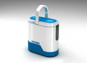 China Small Portable Home Oxygen Concentrator Battery Powered 4 Lpm Continuous Long Life Time wholesale