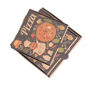 China Food Grade Pizza Delivery Box , Bulk Cardboard Boxes Thin Matte Suface Handling wholesale