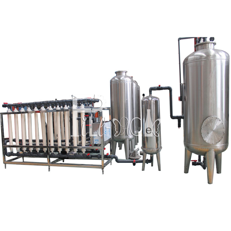 9000LPH UF Hollow Fibre Ultra Water Treatment Machine System With UF 4040 Membrane