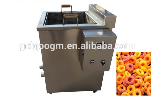 Automatic Pork Skin Fish Chicken Deep Frying Onion Rings Plantain Banana Production Line Potato Chips Conveyor Fryer Machine