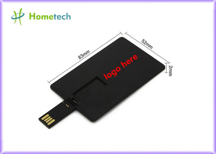 China Black plastic Credit Card / Card Custom Logo Business Design Usb Flash Drive Stick 4GB 8GB 16GB 32GB wholesale