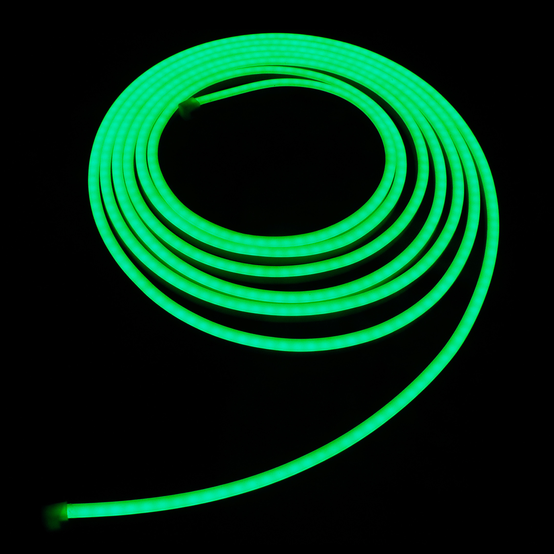 China Green 8×16mm Led Neon Flex Tube Light IP67 12v Led Flexible Tube Strip on sale