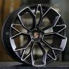 Custom 22 Inch Porsche Cayenne Design Wheel High Gloss Black Machine Face for sale