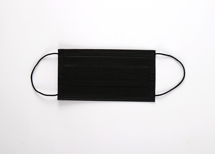 China Black Elastic Earloop Disposable Non Woven Face Mask 4ply Breathable wholesale