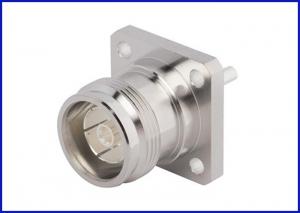China 4.3-10 interface straight 4-hole flange low PIM design 50 ohms wholesale